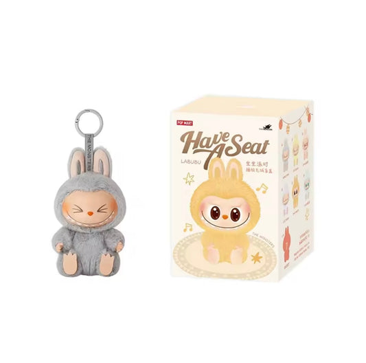 Labubu The Monsters Heartbeat Macaron Enamel Face Pvc Figurine Tabletop Ornament Kawaii Doll Kid